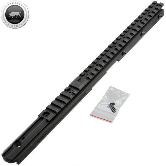 MadBull / PRI M4 Aluminium PEQ Top Rail f. Delta / Round Handguard 9 Zoll