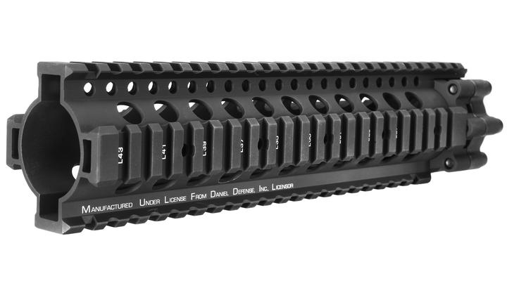 MadBull / Daniel Defense M4 / M16 Aluminium 7.62 Lite Rail 10 Zoll schwarz