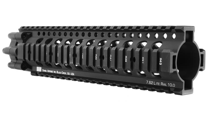 MadBull / Daniel Defense M4 / M16 Aluminium 7.62 Lite Rail 10 Zoll schwarz Bild 1