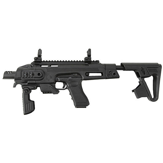 CAA Airsoft Division RONI Carbine Conversion Kit f. TM / KSC / WE G17 / G18C / G18 / G23F schwarz Bild 1