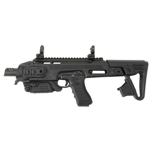 CAA Airsoft Division RONI Carbine Conversion Kit f. TM / KSC / WE G17 / G18C / G18 / G23F schwarz Bild 3