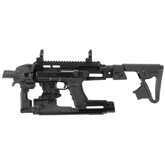 CAA Airsoft Division RONI Carbine Conversion Kit f. TM / KSC / WE G17 / G18C / G18 / G23F schwarz Bild 4