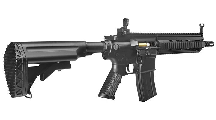 Versandrcklufer Heckler & Koch HK416C AEG 6mm BB schwarz Bild 3