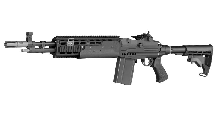 Socom Gear MK14 Mod. 1 EBR Vollmetall AWSS Open-Bolt Gas-Blow-Back 6mm BB schwarz