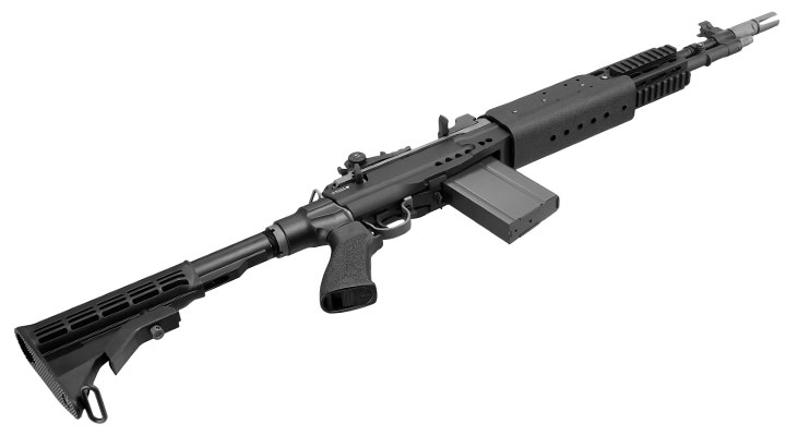 Socom Gear MK14 Mod. 1 EBR Vollmetall AWSS Open-Bolt Gas-Blow-Back 6mm BB schwarz Bild 5