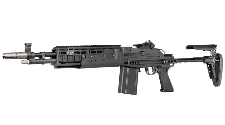 Socom Gear MK14 Mod. 0 EBR Vollmetall AWSS Open-Bolt GBB 6mm BB schwarz