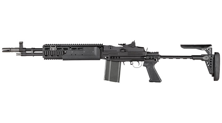 Socom Gear MK14 Mod. 0 EBR Vollmetall AWSS Open-Bolt GBB 6mm BB schwarz Bild 1