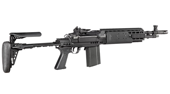 Socom Gear MK14 Mod. 0 EBR Vollmetall AWSS Open-Bolt GBB 6mm BB schwarz Bild 3