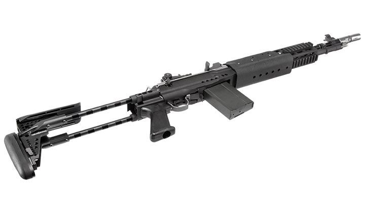 Socom Gear MK14 Mod. 0 EBR Vollmetall AWSS Open-Bolt GBB 6mm BB schwarz Bild 5