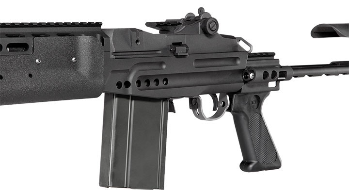 Socom Gear MK14 Mod. 0 EBR Vollmetall AWSS Open-Bolt GBB 6mm BB schwarz Bild 7