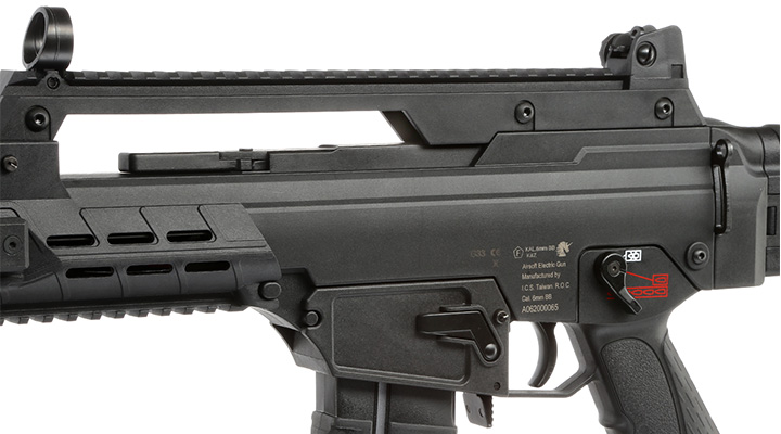 ICS G33 AAR SFS Compact Assault Rifle S-AEG 6mm BB schwarz Bild 7