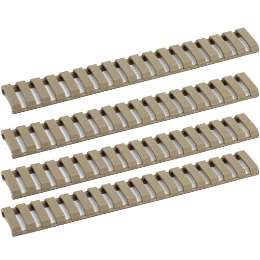 G&G Ladder Rail Cover 178mm 4er Set - Desert Tan