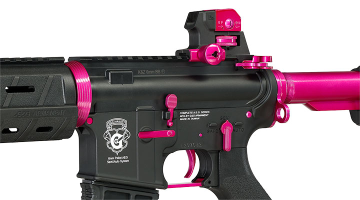 G&G GR4 G26 BlowBack S-AEG 6mm BB Pink 'n' Black - Special Edition Bild 8