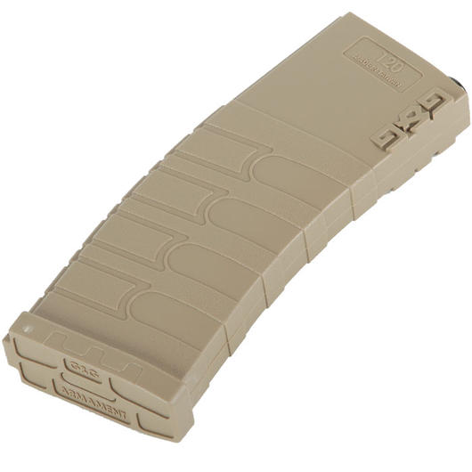 G&G M4 Polymer Magazin 120 Schuss Tan Bild 2