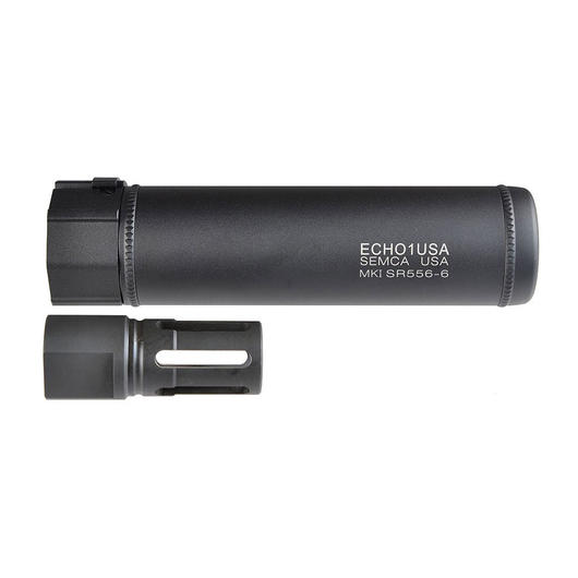 MadBull / Echo1 MK1 SR556-6 QD Suppressor schwarz 14mm- Bild 2
