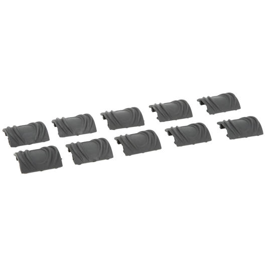 Element TD-Style Rubber Rail Covers kurz 10 Stck - schwarz