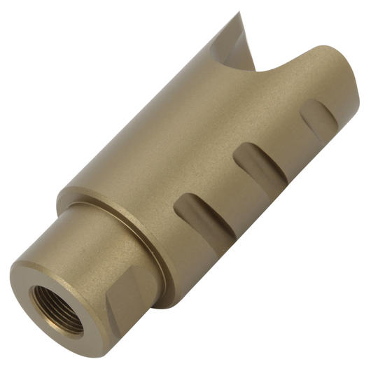 G&G Aluminium Amplifier Flash Suppressor Desert Tan 14mm- Bild 1