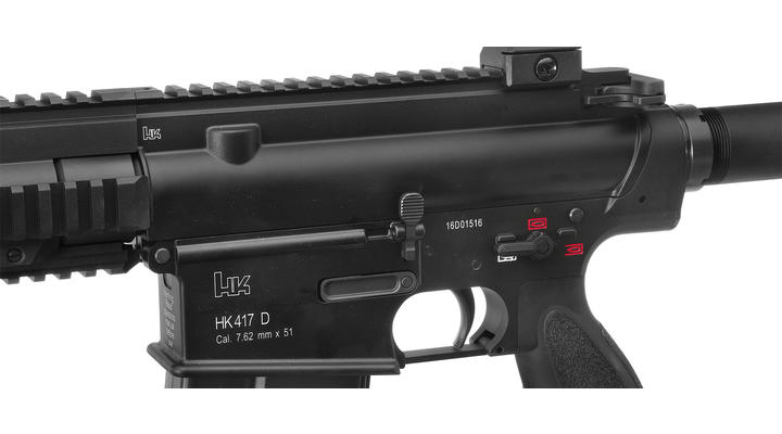 Heckler & Koch HK417 D Airsoft Vollmetall Gas-Blow-Back 6mm BB schwarz Bild 4