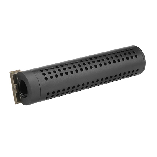 ICS NT3 QD Aluminium Silencer f. ICS M4 / M16 Birdcage Flash-Hider schwarz Bild 1