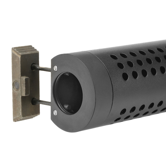 ICS NT3 QD Aluminium Silencer f. ICS M4 / M16 Birdcage Flash-Hider schwarz Bild 6