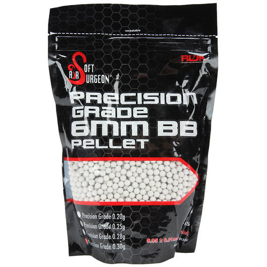 Airsoft Surgeon Precision Grade ABS BBs 0.30g 4.000er Beutel weiss