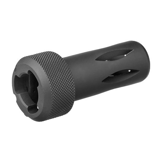 ICS MX5 PDW Aluminium Flash Suppressor f. 3 Lug Flash-Hider schwarz MP-69 Bild 1