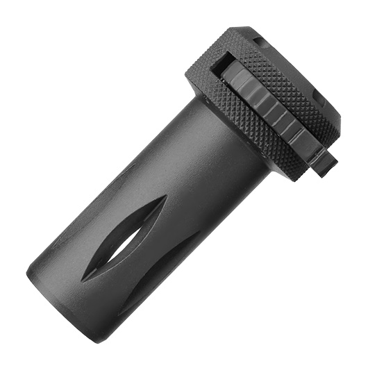 ICS MX5 PDW Aluminium Flash Suppressor f. 3 Lug Flash-Hider schwarz MP-69 Bild 2