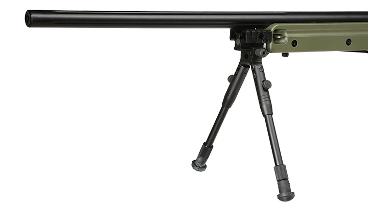 Well L96 AWS-338 Snipergewehr inkl. Zweibein / Zielfernrohr Springer 6mm BB oliv Bild 7