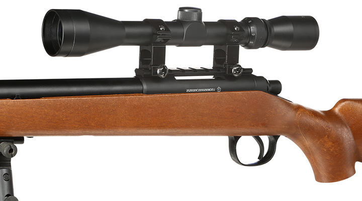 Well M700 Snipergewehr inkl. Zweibein Zielfernrohr Springer 6mm BB Holzoptik kaufen