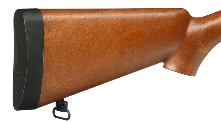 Well M700 Snipergewehr inkl. Zweibein / Zielfernrohr Springer 6mm BB Holzoptik Bild 9
