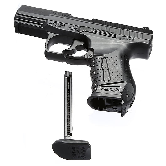 Walther P99 DAO CO2 Blowback Softair 6mm BB schwarz Bild 4