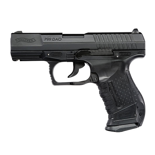 Walther P99 DAO CO2 Blowback Softair 6mm BB schwarz Bild 6