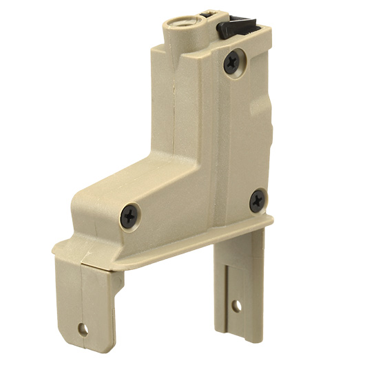 ICS MP5 Magazinadapter f. ICS C-MAG Trommelmagazin Dark Earth Tan MC-204