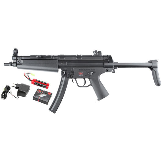 Umarex Heckler & Koch MP5 A5 DualPower Komplettset AEG / Springer 6mm BB schwarz