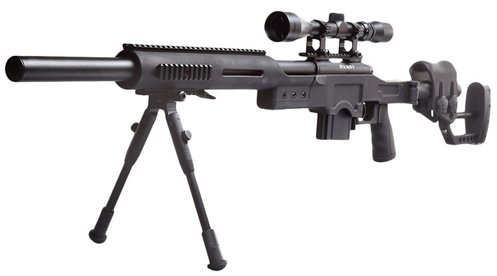 Ersatzteilset Well MB4410D MSR Snipergewehr Springer 6mm BB schwarz Bild 2