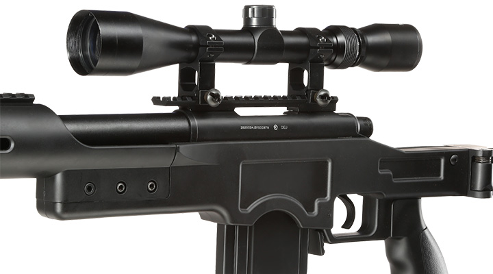 Well MB4410D MSR Snipergewehr inkl. Zweibein / Zielfernrohr Springer 6mm BB schwarz Bild 8