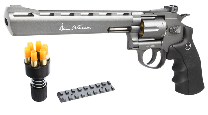ASG Dan Wesson 8 Zoll Revolver CO2 6mm BB schwarz Low Power Version