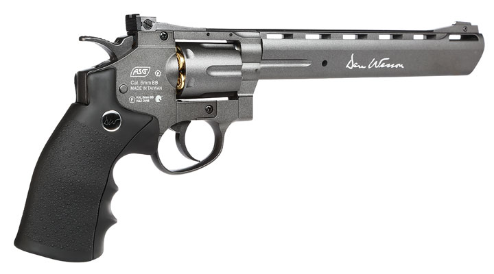 ASG Dan Wesson 8 Zoll Revolver CO2 6mm BB schwarz Low Power Version Bild 3