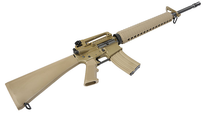 Socom Gear M16A3 Rifle Vollmetall AWSS Open-Bolt Gas-Blow-Back 6mm BB desert Bild 4