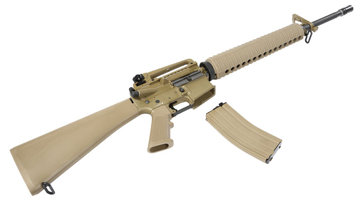 Socom Gear M16A3 Rifle Vollmetall AWSS Open-Bolt Gas-Blow-Back 6mm BB desert Bild 5