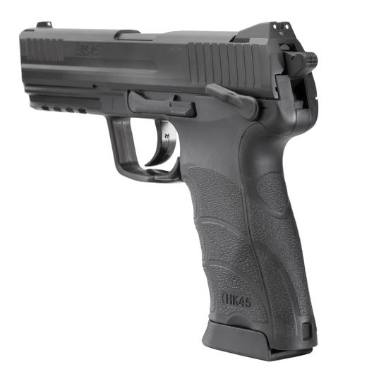Heckler & Koch HK45 Softair mit Metallschlitten CO2 NBB 6mm BB schwarz Bild 3