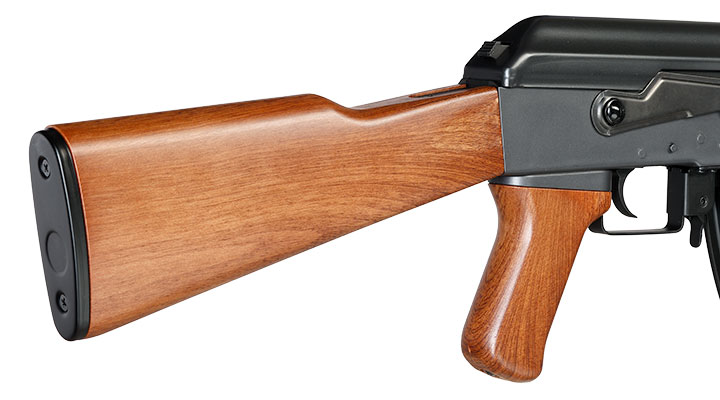 Cyma AK47 Fixed Stock Sport Series Airsoftgewehr S-AEG 6mm BB Holzoptik Bild 8