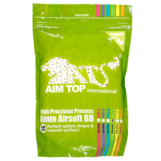 AIM Top High Precision BIO BBs 0,28g 3.500er Beutel light-grey