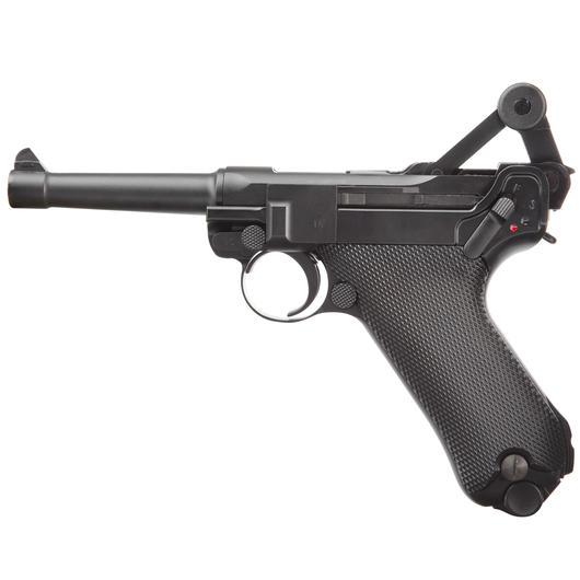 KWC P08 Airsoft Vollmetall CO2 BlowBack 6mm BB schwarz Bild 1