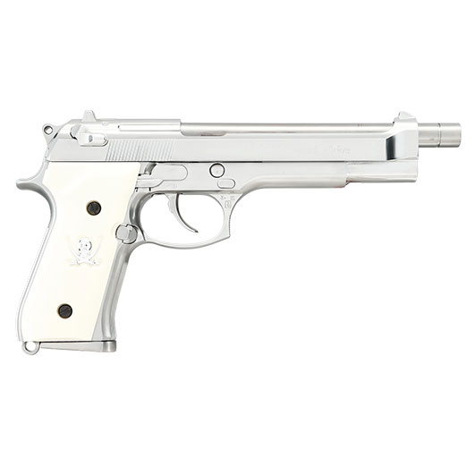 Socom Gear M92F 9mm Sword Cutlass Vollmetall GBB 6mm BB Satin-Chrome Bild 5