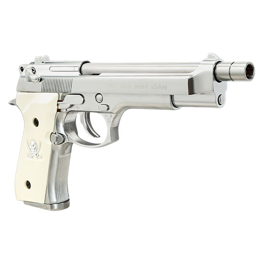 Socom Gear M92F 9mm Sword Cutlass Vollmetall GBB 6mm BB Satin-Chrome Bild 9