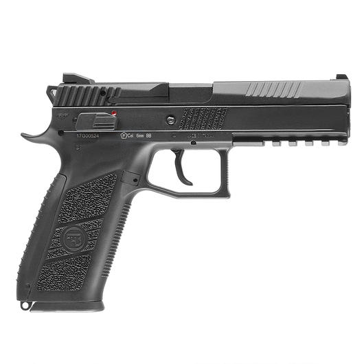 Versandrcklufer KJ Works CZ P-09 Duty mit Metallschlitten GBB 6mm BB schwarz inkl. Koffer Bild 2