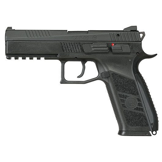 KJ Works CZ P-09 Duty mit Metallschlitten GBB 6mm BB schwarz inkl. Koffer Bild 2