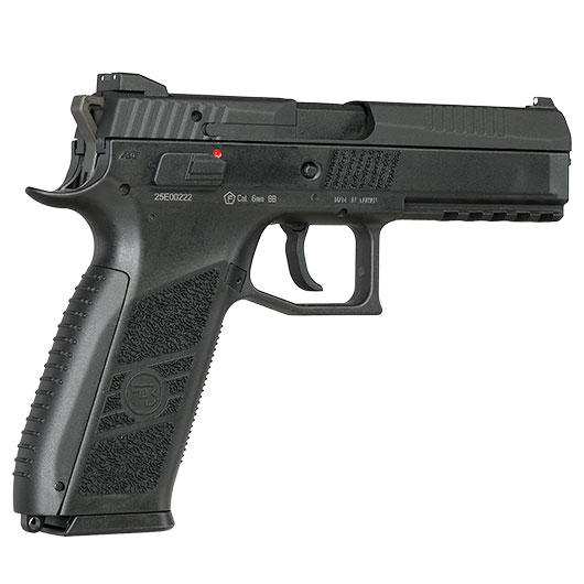 KJ Works CZ P-09 Duty mit Metallschlitten GBB 6mm BB schwarz inkl. Koffer Bild 6