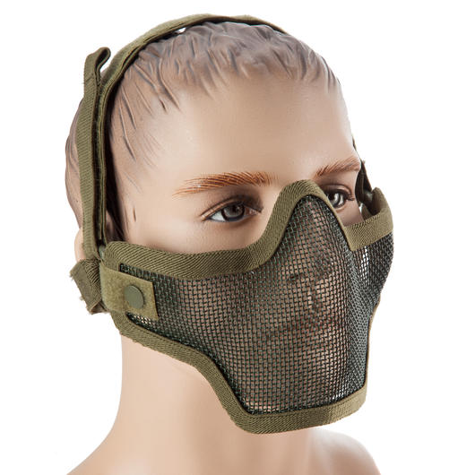 101 INC Gittermaske halb oliv Bild 2